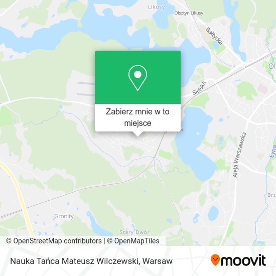 Mapa Nauka Tańca Mateusz Wilczewski