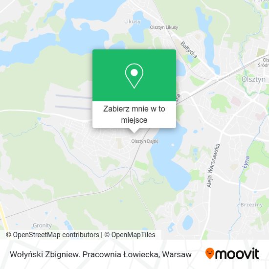 Mapa Wołyński Zbigniew. Pracownia Łowiecka