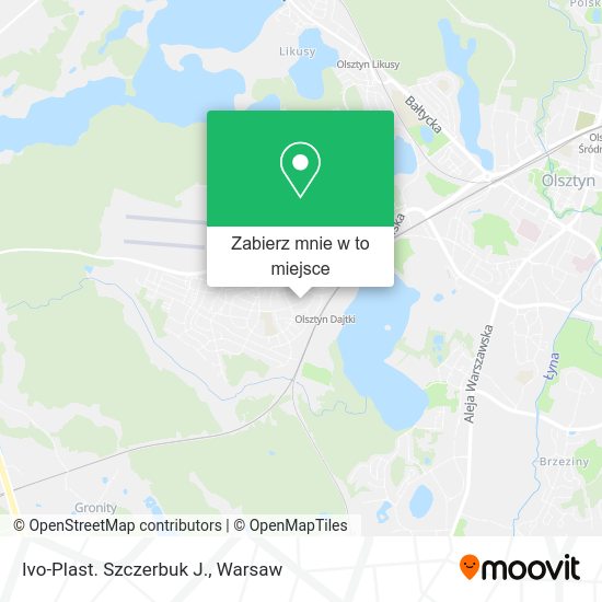 Mapa Ivo-Plast. Szczerbuk J.