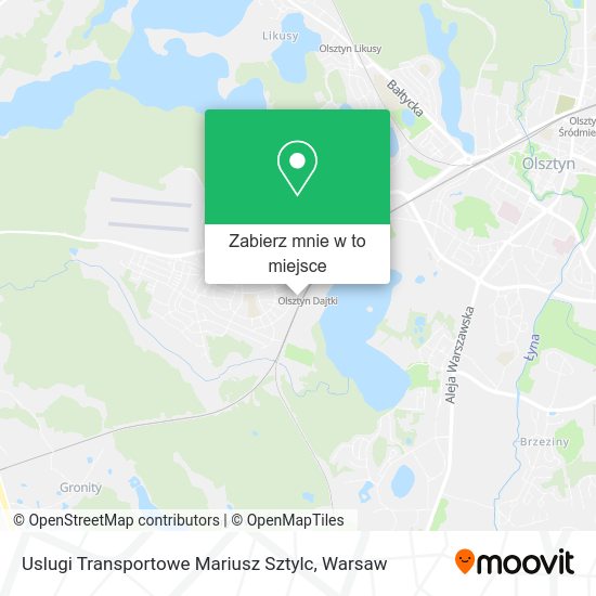 Mapa Uslugi Transportowe Mariusz Sztylc