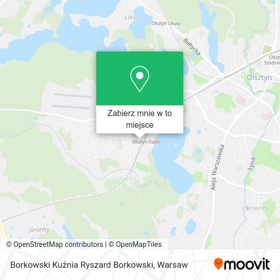 Mapa Borkowski Kuźnia Ryszard Borkowski