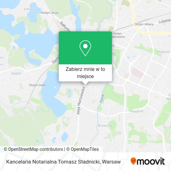 Mapa Kancelaria Notarialna Tomasz Stadnicki