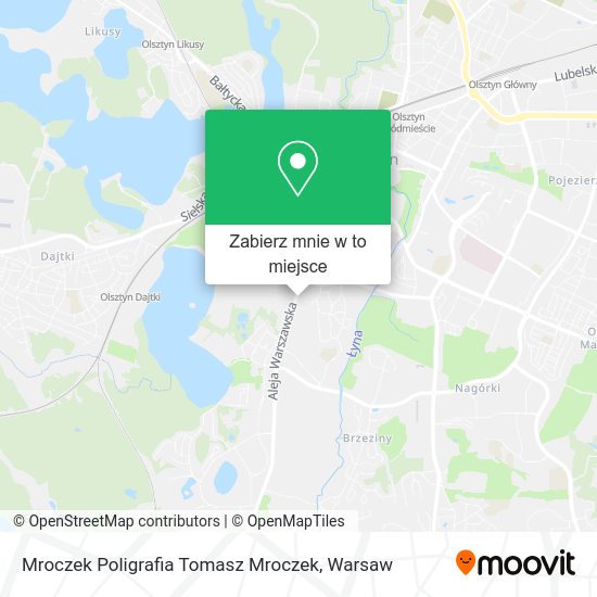 Mapa Mroczek Poligrafia Tomasz Mroczek