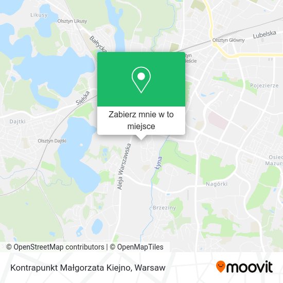 Mapa Kontrapunkt Małgorzata Kiejno