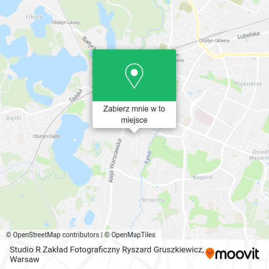 Mapa Studio R Zakład Fotograficzny Ryszard Gruszkiewicz