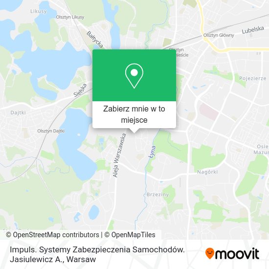 Mapa Impuls. Systemy Zabezpieczenia Samochodów. Jasiulewicz A.