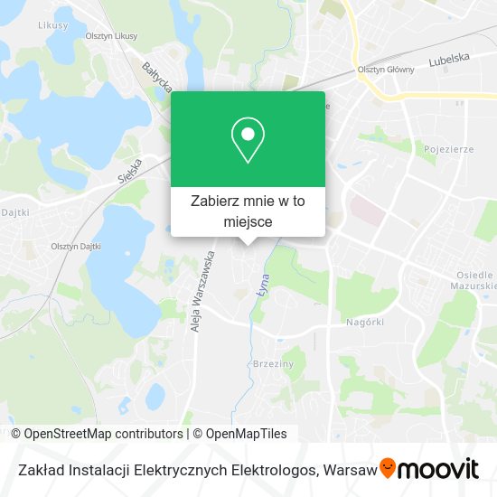 Mapa Zakład Instalacji Elektrycznych Elektrologos