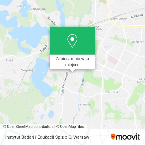 Mapa Instytut Badań i Edukacji Sp z o O