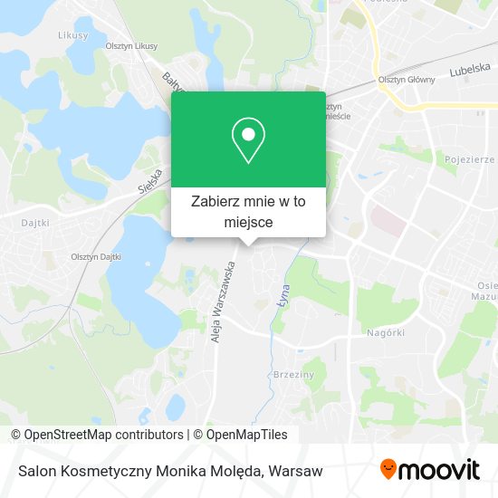 Mapa Salon Kosmetyczny Monika Molęda