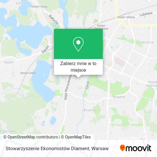 Mapa Stowarzyszenie Ekonomistów Diament