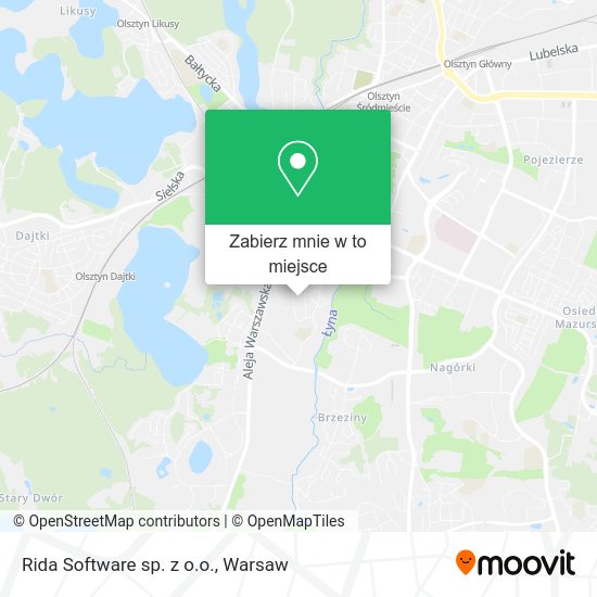 Mapa Rida Software sp. z o.o.