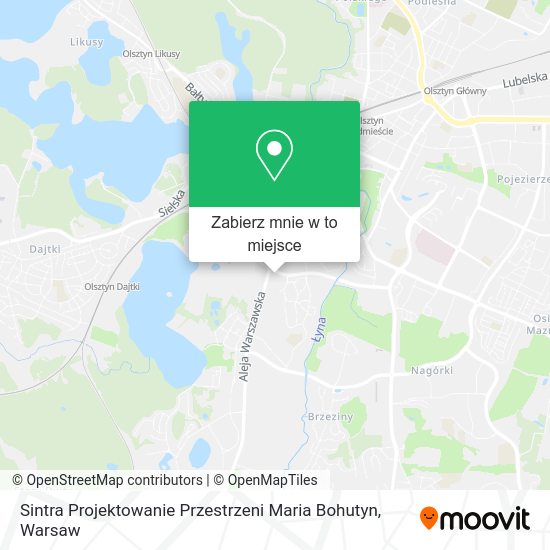 Mapa Sintra Projektowanie Przestrzeni Maria Bohutyn