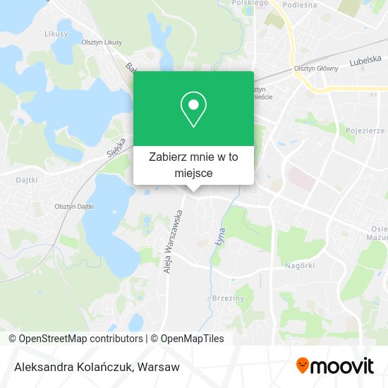 Mapa Aleksandra Kolańczuk