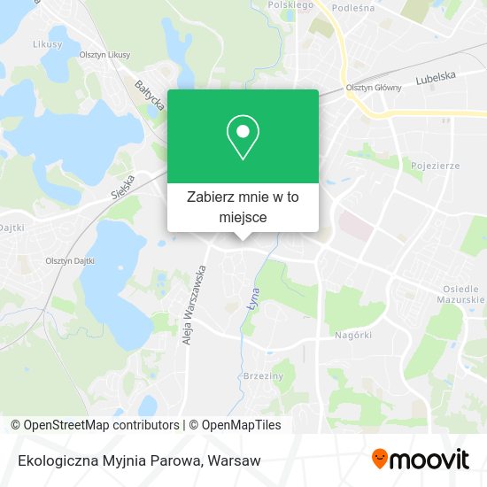 Mapa Ekologiczna Myjnia Parowa