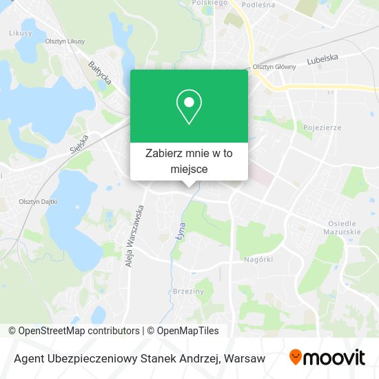 Mapa Agent Ubezpieczeniowy Stanek Andrzej