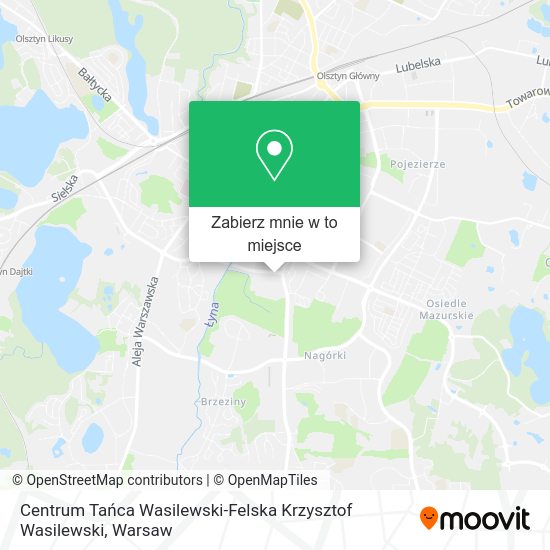 Mapa Centrum Tańca Wasilewski-Felska Krzysztof Wasilewski