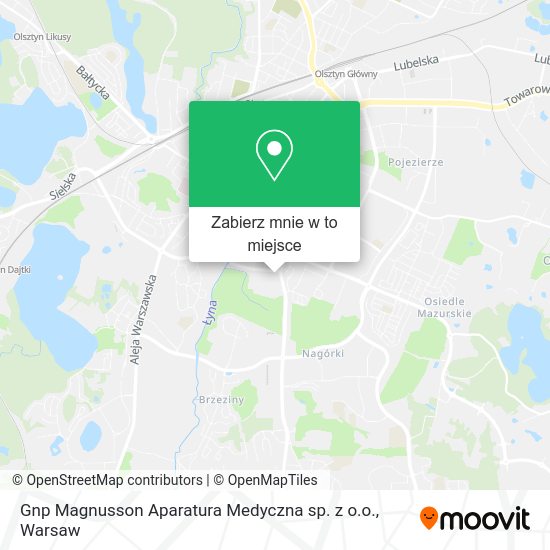 Mapa Gnp Magnusson Aparatura Medyczna sp. z o.o.