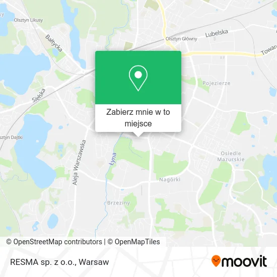 Mapa RESMA sp. z o.o.