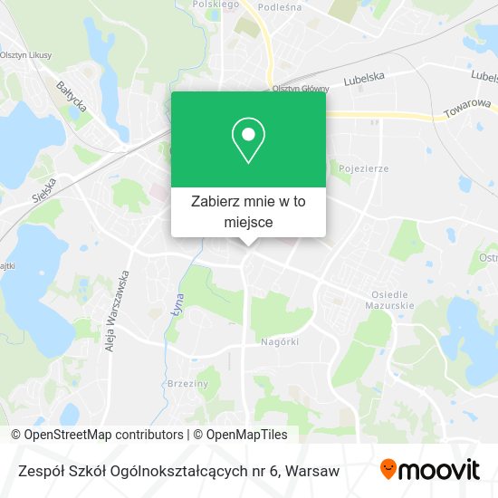 Mapa Zespół Szkół Ogólnokształcących nr 6