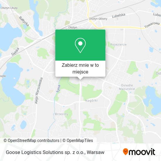 Mapa Goose Logistics Solutions sp. z o.o.