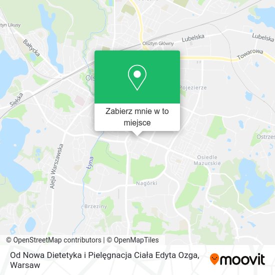 Mapa Od Nowa Dietetyka i Pielęgnacja Ciała Edyta Ozga