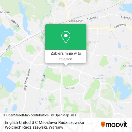 Mapa English United S C Miloslawa Radziszewska Wojciech Radziszewski