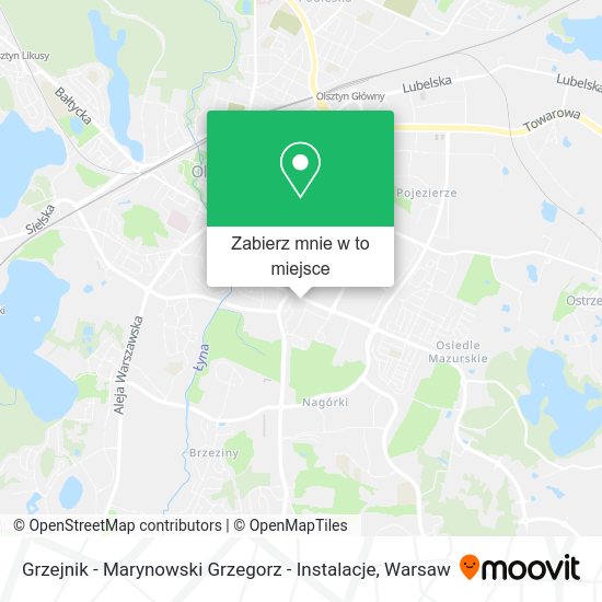 Mapa Grzejnik - Marynowski Grzegorz - Instalacje