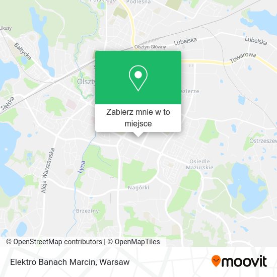 Mapa Elektro Banach Marcin