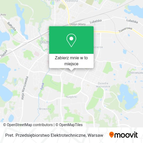 Mapa Pret. Przedsiębiorstwo Elektrotechniczne