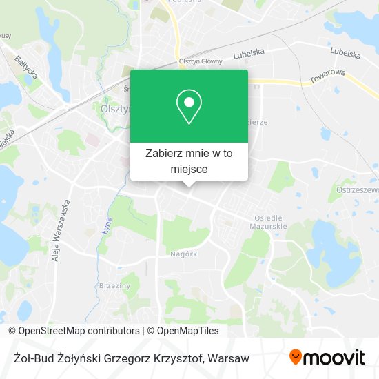 Mapa Żoł-Bud Żołyński Grzegorz Krzysztof