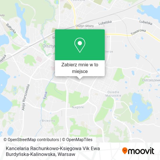 Mapa Kancelaria Rachunkowo-Księgowa Vik Ewa Burdyńska-Kalinowska