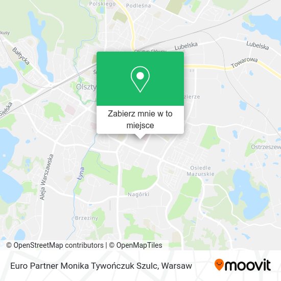 Mapa Euro Partner Monika Tywończuk Szulc