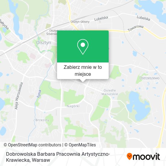 Mapa Dobrowolska Barbara Pracownia Artystyczno-Krawiecka