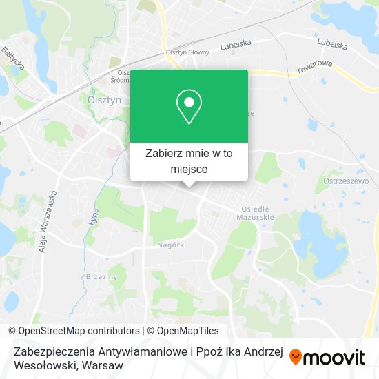 Mapa Zabezpieczenia Antywłamaniowe i Ppoż Ika Andrzej Wesołowski