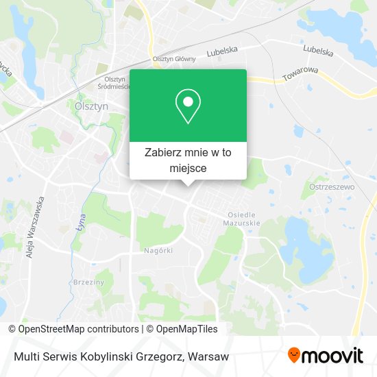 Mapa Multi Serwis Kobylinski Grzegorz