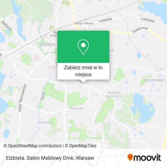 Mapa Elżbieta. Salon Meblowy Dmk