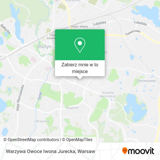 Mapa Warzywa Owoce Iwona Jurecka