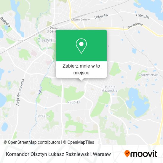 Mapa Komandor Olsztyn Łukasz Raźniewski