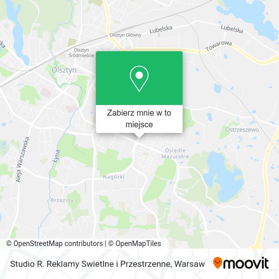 Mapa Studio R. Reklamy Swietlne i Przestrzenne