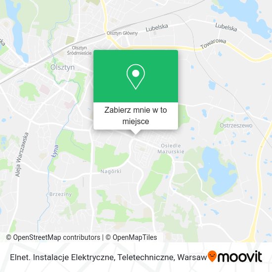 Mapa Elnet. Instalacje Elektryczne, Teletechniczne