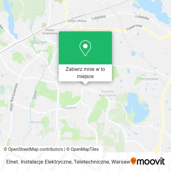 Mapa Elnet. Instalacje Elektryczne, Teletechniczne