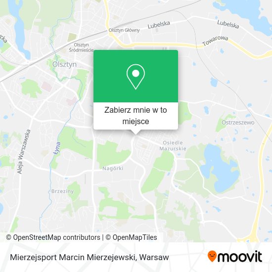 Mapa Mierzejsport Marcin Mierzejewski