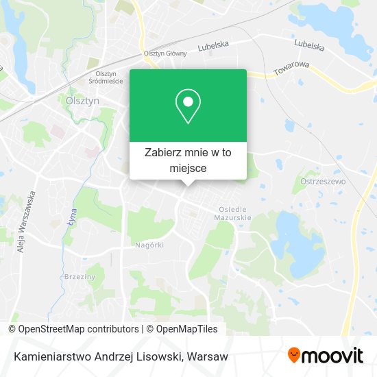 Mapa Kamieniarstwo Andrzej Lisowski