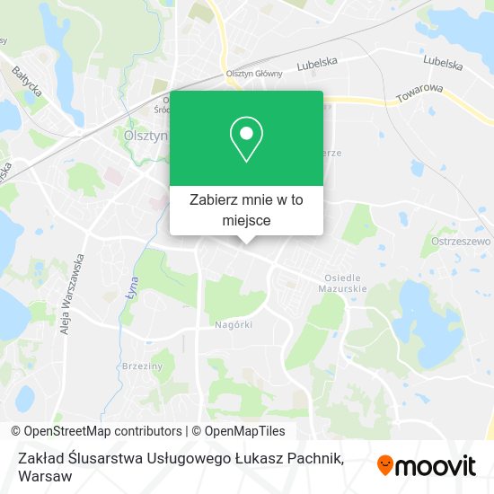 Mapa Zakład Ślusarstwa Usługowego Łukasz Pachnik