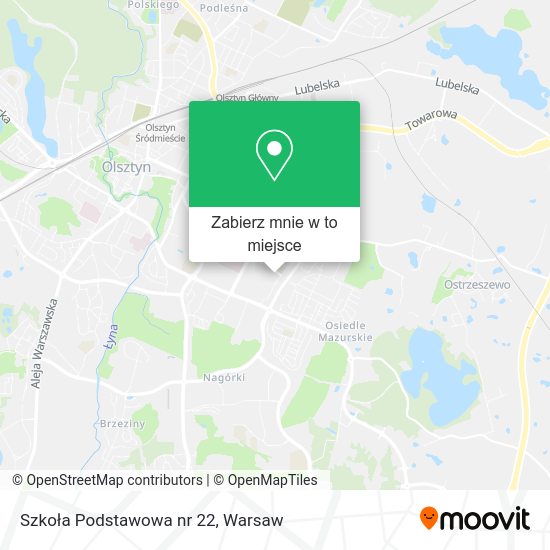 Mapa Szkoła Podstawowa nr 22