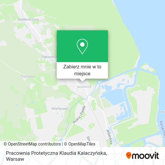 Mapa Pracownia Protetyczna Klaudia Kalaczyńska