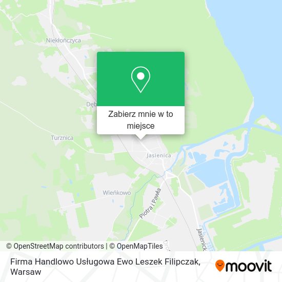 Mapa Firma Handlowo Usługowa Ewo Leszek Filipczak