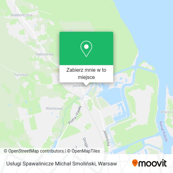 Mapa Usługi Spawalinicze Michał Smoliński