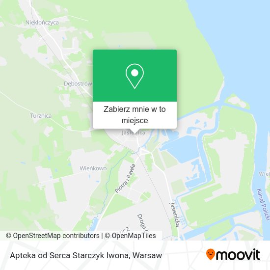 Mapa Apteka od Serca Starczyk Iwona