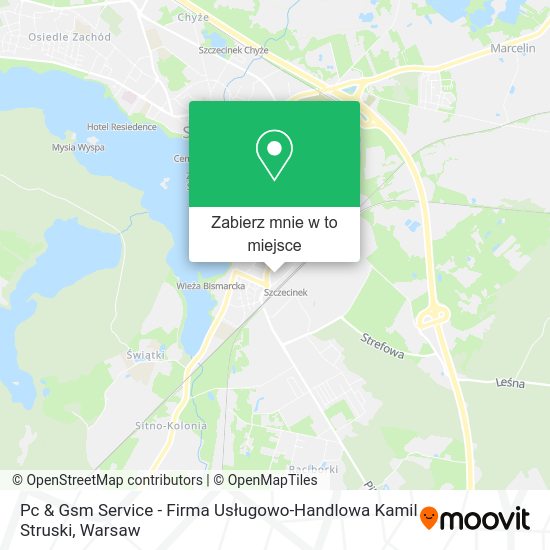 Mapa Pc & Gsm Service - Firma Usługowo-Handlowa Kamil Struski